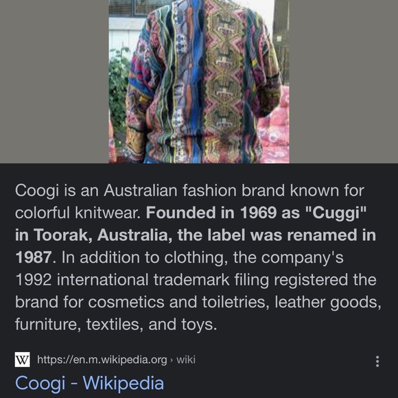 Vintage AUTHENTIC Cuggi Coogi skirt - Picture 5 of 5